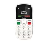 Gigaset GL395 Mobile Phone - Easy Use for Seniors, Large Buttons & SOS Emergency Button - Dust & Splash Proof IP44 Protection Class - Contract Free - 2.2 Inch TFT Colour Display, Pearl White