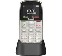 Gigaset GL395 Mobile Phone - Easy Use for Seniors, Large Buttons & SOS Emergency Button - Dust & Splash Proof IP44 Protection Class - Contract Free - 2.2 Inch TFT Colour Display, Titanium
