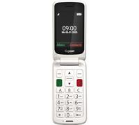 Gigaset GL595 Flip Mobile Phone - Easy Operation for Seniors, Large Buttons & SOS Emergency Button - Dust & Splash Proof IP44 Protection Class - No Contract - 2.8 Inch TFT Colour Display, Pearl White