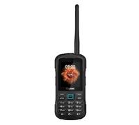 Gigaset GLX8 ACTIVE - Rugged 4G Outdoor Button Mobile Phone with Walkie Talkie Function - Dust & Waterproof IP68 Protection Class - Dual SIM - No Contract - 2.4 Inch LCD Display, Black/Petrol