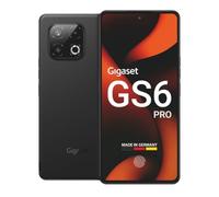 Gigaset GS6 Pro Smartphone, 256GB, 8GB RAM, 6.67Zoll OLED Display, Black | 5G octa-core processor, 64+8+2MP triple camera, 5300 mAh (type) Battery, replaceable, Android 15, made in Germany