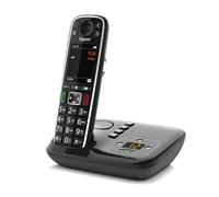 Gigaset Life A - cordless premium senior phone - answering machine - talking keys - number & name announcement - Bluetooth - 4 direct dial keys - SOS call - automatic volume adjustment, black