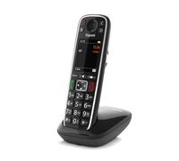 Gigaset Life - cordless premium senior phone - talking dialling keys - number & name announcement - call transfer via Bluetooth - 4 direct dial keys - SOS call - automatic volume adjustment, black