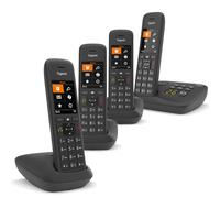 Gigaset Premium C575A Cordless Phone, Quad Handset with Answer Machine