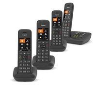 Gigaset Premium C575A Cordless Phone, Quad Handset with Answer Machine and Nuisance Call Block