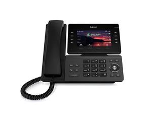 Gigaset Pro P825 IP Perfect office IP phone with colour display, adjustable design, and USB connectivity.