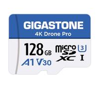 GIGASTONE 128GB Micro SD Card, 4K Drone Pro, MicroSDXC for Wyze Cam, Security Camera, DJI Drone or Action Camera, 4K Video Recording, UHS-I U3 A1 V30, 100MB/s, with Adapter