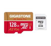 Gigastone 128GB Micro SD Card, 4K Game Pro, Nintendo-Switch 1 SD Card Compatible, A2 Run App, 4K Video Recording, R/W up to 100/50MB/s, Micro SDXC UHS-I A2 V30 U3 C10 Class 10