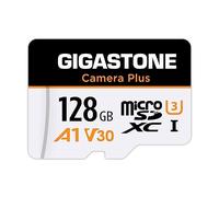 [GIGASTONE] 128GB Micro SD Card, Camera Plus, Action Camera, Sports Camera, High Speed 100MB/s, 4K Video Recording, MicroSDXC Memory Card UHS-I A1 V30 U3 Class 10