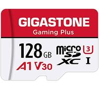 GIGASTONE 128GB Micro SD Card, Gaming Plus, MicroSDXC Memory Card for Nintendo-Switch 1, Wyze, GoPro, Dash Cam, Security Camera, 4K Video Recording, UHS-I A1 U3 V30 C10, up to 100MB/s, with Adapter