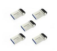 GIGASTONE 128GB Nano Flash Drive (5 Pack) Z90 USB 3.2 Gen 1, 120MB/s Ultra Fast, Super Lightweight, Mini Fit Robust Metal Design, Data Storage, Backup for PC/Mac/TV/Car, USB 2.0/3.0/3.1 Compatible