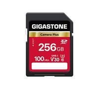 GIGASTONE 256GB SD Card, Camera Plus, V30 SDXC Memory Card High Speed UHD Video Compatible with Canon Nikon Sony Pentax Kodak Olympus Panasonic Digital Camera, with 1 Mini case