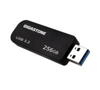 GIGASTONE 256GB Z30 USB 3.2 Gen 1 Flash Drive, Up to 80MB/s Read, Capless Retractable Design Pen Drive, Reliable Performance & Durable, USB 2.0 / USB 3.0 / USB 3.1 Interface Compatible