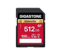 GIGASTONE 512GB SD Card, Camera Plus, V30 SDXC Memory Card High Speed UHD Video Compatible with Canon Nikon Sony Pentax Kodak Olympus Panasonic Digital Camera, with 1 Mini case