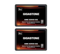 Gigastone Home Server SSD 4TB NAS SSD Drive Cache (2-Pack) 24/7 Durable High Endurance Personal Cloud Data Sync Network Attached Storage RAID 3D NAND 2.5" SATA Internal Solid State Hard Drives