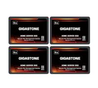 Gigastone Home Server SSD 4TB NAS SSD Drive Cache (4-Pack) 24/7 Durable High Endurance Personal Cloud Data Sync Network Attached Storage RAID 3D NAND 2.5" SATA Internal Solid State Hard Drives