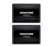 Gigastone SATA SSD 1TB (2-Pack) 2.5 inch SSD 530MB/s upgrade Laptop PC Memory and Storage PS4 HDD Replacement 2.5" Internal Solid State Hard Drives SATA III SLC Cache 3D NAND Game Pro Performance
