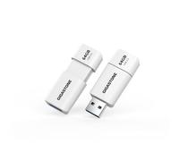 Gigastone Tech Z60 64GB 2-Pack USB3.0 Flash Drive, High Transfer Performance USB 3.1 Gen 1 Pen Drive, Capless Retractable Design Thumb Drive USB 2.0 / USB 3.0 Interface Compatible