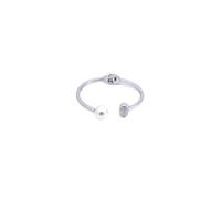 GIGB PBDK Chunky Gold Cuff Open Bracelet for Women Trendy Minimalist Rhinestone Pearl Wide Bangles Exaggerated Thick Bracelet Valentine's Day Charm Jewelry, L, Alloy, no gemstone