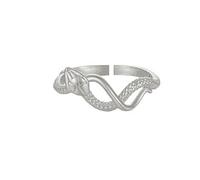 GIGB PBDK Gold Snake Open Knuckle Ring for Women Men Irregular Adjustable Twist Snake Finger Statement Ring Personalized Zodiac Thumb Rings Birthday Jewelry Gift, Metal, No Gemstone