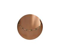 GIGB PBDK Green Choker Necklaces for Women,Sparkly Gold Teardrop Pendant Crystal Chain Collar Necklace,Charm Party Prom Jewerly Accessories Valentines Day Gifts, L, Alloy Steel, No Gemstone