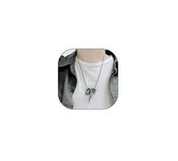 GIGB PBDK Silver Punk Snake Pendant Necklace for Women Vintage Adjustable Large Serpent Collarbone Choker Exaggerated Snake Necklace Halloween Charm Jewelry, L, Metal, No Gemstone