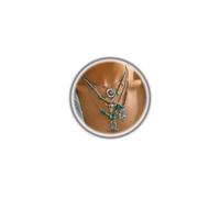 GIGB PBDK Silver Western Necklaces for Women Cowboy Hat Boots Ox-head Pendant Necklace Turquoise Beaded Layered Chain Necklaces Country Jewelry Accessories, L, Alloy Steel, No Gemstone