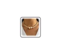 GIGB PBDK Trendy Chunky Silver Choker Necklaces for Women Vintage Adjustable Large Ball Statement Short Necklace Minimalist Geometry Choker Fashion Accessories, L, Metal, No Gemstone