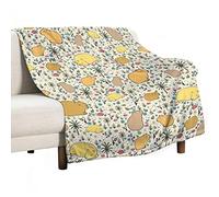 GIGEN Capybaras in Gold Blanket Cozy Soft Fluffy Outdoor Indoor Anti-Pilling Flannel Fleece Throw Blankets