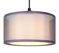 Giggi 2-Tier Small Lamp Shades Ceiling, Modern Grey Light