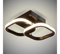 Giggi 22W Led Square Ceiling Light Black