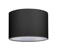 GIGGI Fabric Lamp Shades, 8" Black Light Shade, Modern Lampshades for Ceiling Lights, Table Lamps and Floor Lamps, Easy Fit Pendant Light Shades Ceiling for Living Room, Bedroom, Kitchen, Hallway