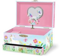 Giggle & Honey Musical Unicorn Jewellery Box for Girls - Kids Dancing Unicorn Music Box with Mirror, Unicorn Gifts for Little Girls, Jewellery Boxes, Childrens Birthday Gift, Ages 3-10