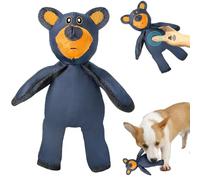 GiggleGear Bear Dog Toy, 2025 New Robust Squeaky Bear Dog Toys, Aggressive Chewersall Breeds Indestructible Cat Dog Toys for Small Dogs, Interactive Toys to Keep Them Busy