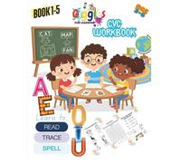 Giggles Fun Learning CVC WorkBook: Simple Stories and Activities for Kids Ages 3-6 | A Phonics-Based Workbook to Help Kids Learn to Read Trace Spell ... CVC WorkBook - Learn to READ TRACE SPELL)