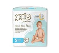Giggles Junior Nappies 11-25kg Twinpack (Pack of 24) 2120