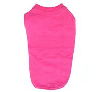 Gigi Cat Clothes Cat T-shirt for Sphynx, Devon Rex, Peterbald, (Adult, Deep Pink)