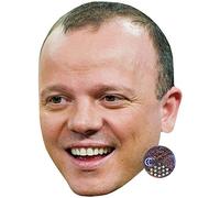 Gigi D'Alessio Celebrity Mask, Flat Card Face, Fancy Dress Mask