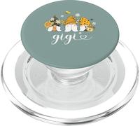 Gigi Grandma Nickname Cute Gnomes Farmhuse Bees Sunflower PopSockets PopGrip for MagSafe