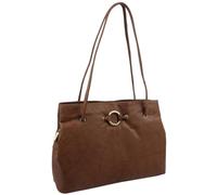 Gigi Ladies Othello Collection Leather Shoulder/Handbag - Mid-Brown