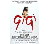 "GIGI".Leslie Caron,Maurice Chevalier.Classic Movie Poster - Poster Size : A4