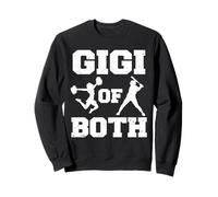 Gigi Of Both Cheer Baseball Funny Cheerleader Sport Player Sweatshirt