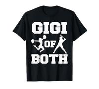 Gigi of Both Cheer Baseball Funny Cheerleader Sport Player T-Shirt