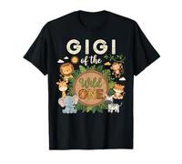 Gigi of The Wild One Safari First Birthday T-Shirt