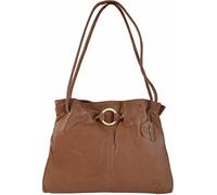 Gigi Othello Soft Leather Shoulder Bag With Twin Straps 4323 (Mid Brown)