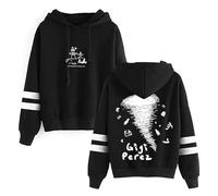 Gigi Perez at The Beach in Every Life 2025 Hoodie,Fashion Casual Hiphop Streetwear,Black,4XL