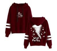 Gigi Perez at The Beach in Every Life 2025 Hoodie,Fashion Casual Hiphop Streetwear,Red,XS