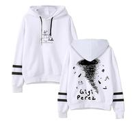 Gigi Perez at The Beach in Every Life 2025 Hoodie,Fashion Casual Hiphop Streetwear,White,4XL