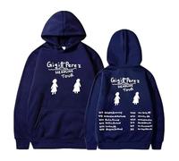 Gigi Perez Headline Tour 2025 Hoodie,Fashion Casual Hiphop Streetwear,Blue,3XL