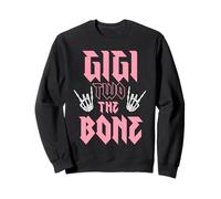 Gigi Two the Bone Birthday 2 Years Old Birthday Girl Sweatshirt